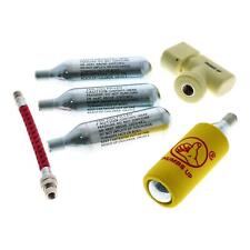 CO² Fahrrad Motorrad Roller Minipumpe inkl. 3 Ersatzkartuschen mit Kälteschutz