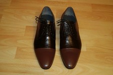 NEU  FABRIZIO Calzature  Leder   Schnürer  Gr. 40    braun   Herren