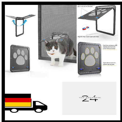 Magnetische haustiertür mit - magnetische,
