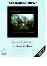 SAD LOVERS AND GIANTS ~ EPIC