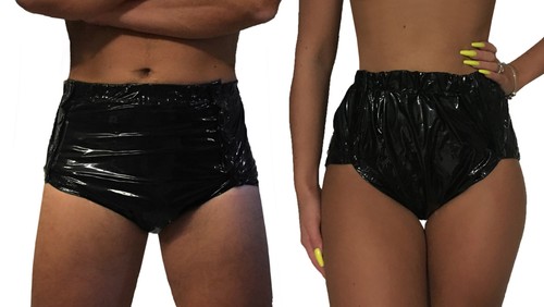 Pvc knöpferhose 4201gl lack - knöpferhose,