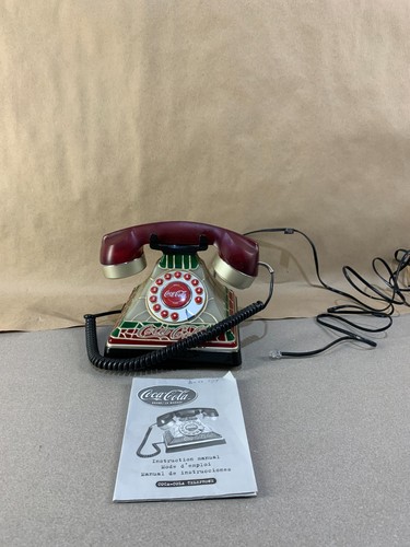 Vintage coca cola telephone - vintage,