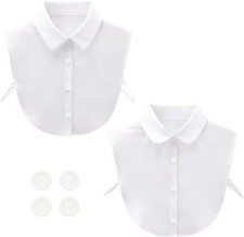 2 Stück Krageneinsatz Damen