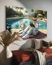 Leinwand Bild Ente Daffy Bild