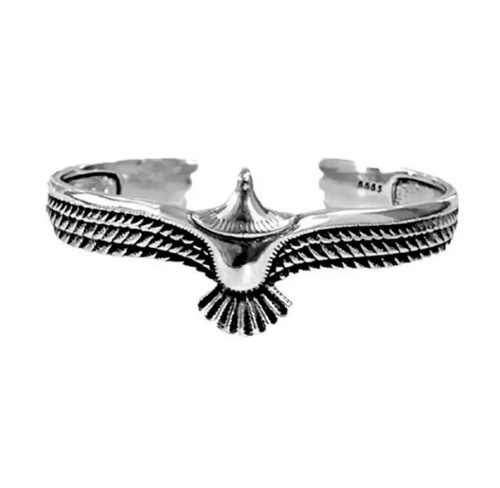 Armreif adler vintage feder - adler,