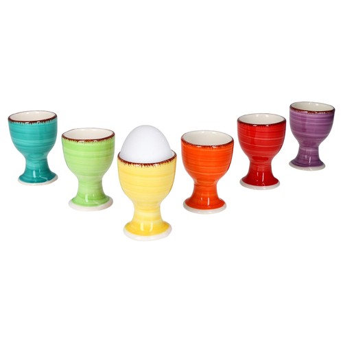 Uni bunt 6er - set, eierbecher