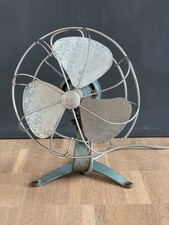 Vintage Ventilator England, Hammerschlag grün, Loft, Industrial, Shabby Chick