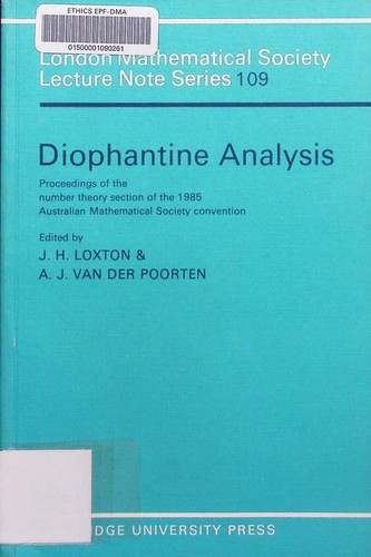 Diophantine analysis