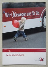 Broschüre Service Schritt für Schritt. Straßenbahn, Bus Braunschweig BSVAG