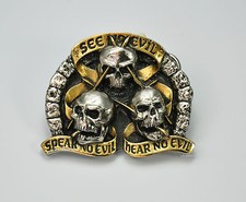 SEE NO EVIL Gürtelschnalle