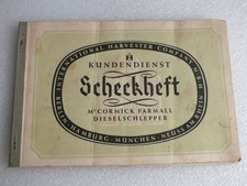 Mc CORMICK FARMEL - DIESELSCHLEPPER - TRAKTOR  - KUNDENDIENST - Scheckheft