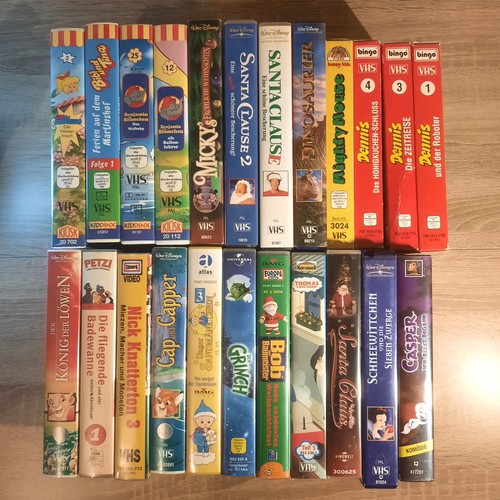 23x vhs kinderfilme konvolut - /,