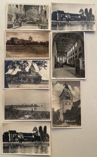 Bodensee münster insel - ak,