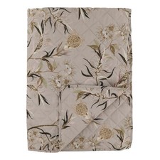 Plaid steppdecke taupe - plaid, beige