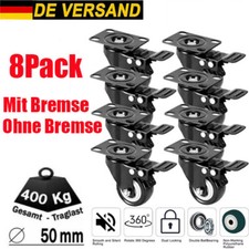 8X Schwerlastrollen Für