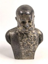 Österreich k.u.k. , kleine Büste aus Spritzguß Kaiser Franz Joseph darstellend. 