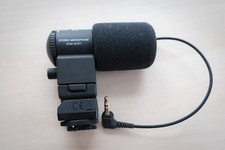 Sony ECM-ALST1 Stereomikrofon mit Adapter für Blitzschuh z.B. A6000, A7III