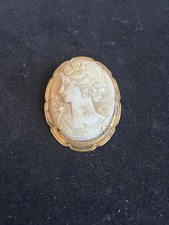 Kameenbrosche Gemme Gold