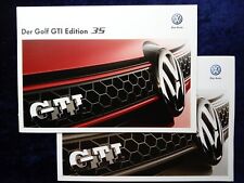 VW Golf 6 GTI, Edition 35, Prospekt, 5.2012  dazu die Preisliste