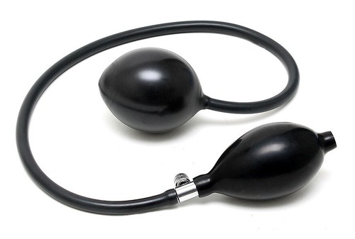 Bdsm bondage latex pump ball - bondage,