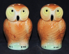 Salz- & Pfefferstreuer Eulen ca. 8cm Dekor Sammler