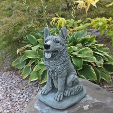 Steinfigur Schäferhund Hund