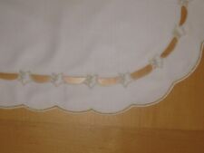 Pichler Weihnachten Tischdecke  Mitteldecke cremeweiß gold  84 X 84 cm unbenutzt
