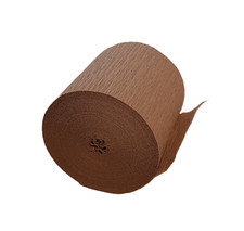 Krepppapier 100mm x 32m Öko Naturbraun 227g Rolle Natron Floristen Dehnkrepp