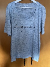 Gina Laura Damen Tshirt Gr. XXL 50 Modern Trend Strass Steine Bequem Chic Look