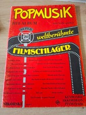 Popmusik Hit-Album - Weltberühmte Filmschlager - Notenheft