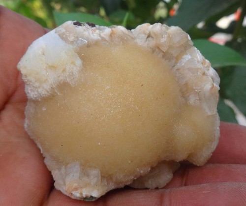 Thomsonite kugel auf heulandit - kugel,