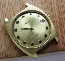 NISUS Armbanduhr 17 JEWELS INCABLOC, Uhr mechanisch m. Handaufzug, swiss made