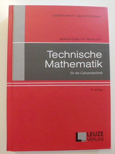 Lehrbuch galvanotechnik - lehrbuch,