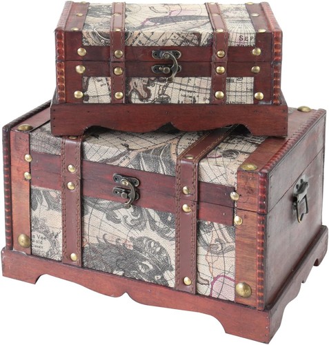 Hmf schatztruhe aus - schatztruhe, 2er