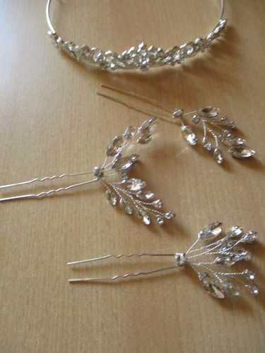 Haarreif diadem silbern - haarreif,