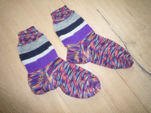 Socken handgestrickt