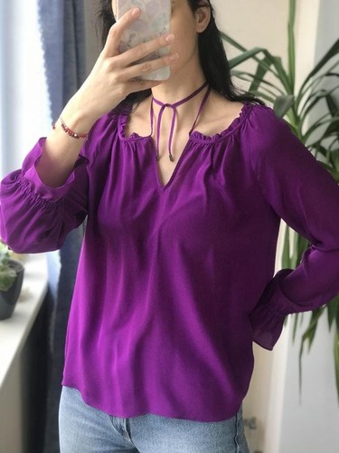 Women hallhuber shirt purple - women,