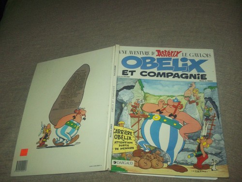 Asterix comic album hardcover - comic,
