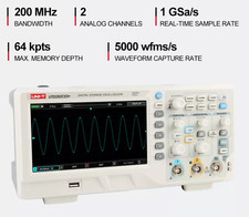 Digital Oszilloskop UNI-T UTD2202CEX+ 200MHz 1GSa/S 2 Kanäle CE,Oscilloscope