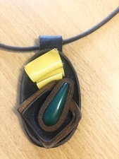 Leder Schmuck Damen Kette