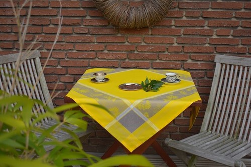 Tischdecke jacquard 90x90 - 90x90, cm