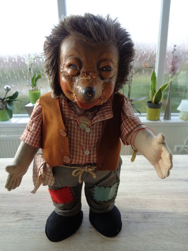 Beschädigter steiff mecki 750 - beschädigter,