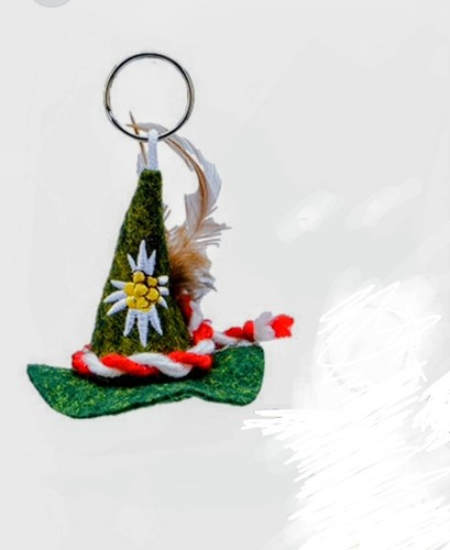 Schlüsselanhänger wanderhut - ,