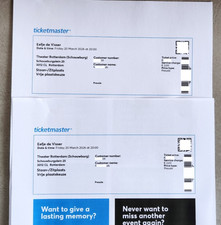 2 Tickets Eefje de Visser, Rotterdam  20.3.2026
