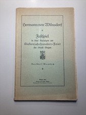 1924 Adolf Wurmbach Hermann von Wilnsdorf Festpiel zu 700 J Siegen Siegerland