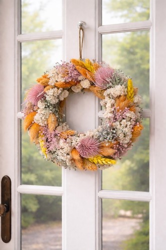 Strohblumenkranz wreath jessi - wreath,