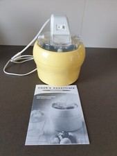 Cooks Essentials Eismaschine Eis herstellen Rezeptbuch Bedienungsanleitung