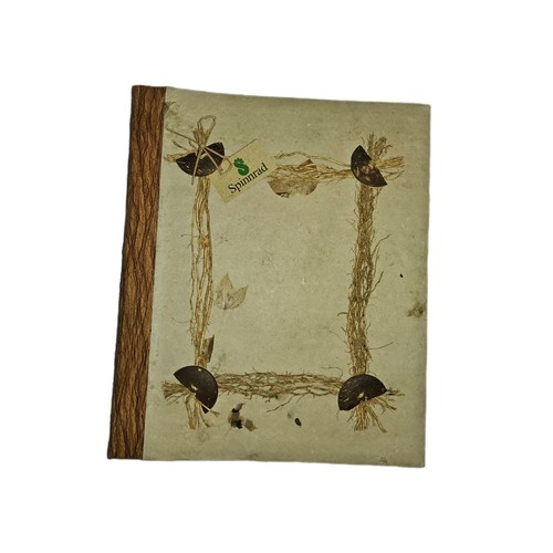 Notizbuch aus naturmaterialien - notizbuch,