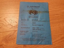 ABE Gutachten FOX 200661 Auspuff Hyundai Coupe GK Sportauspuff Endschalldämpfer