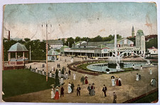 Zwickau, Ausstellung 1906 , Musik Pavillon mit Hauptrestaurant , Karte No. 64